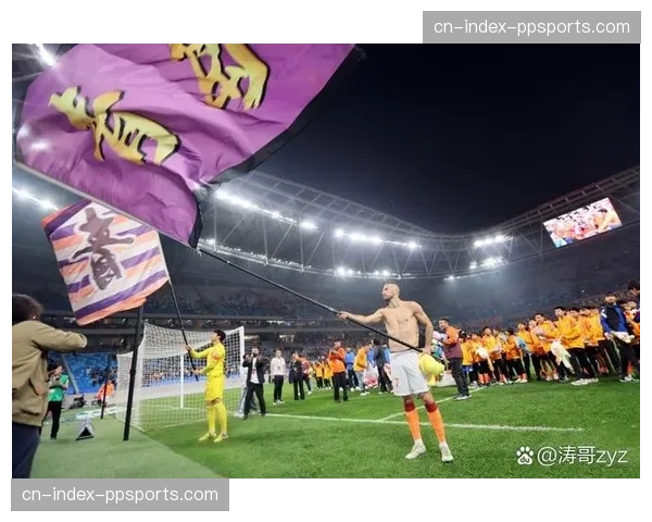 保级关键战中球迷制作的创意助威标语展示